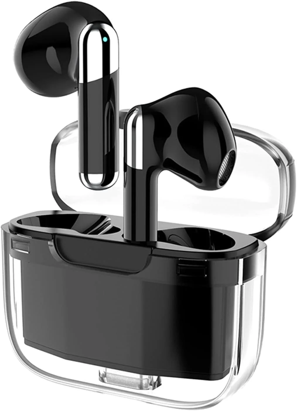 Smart Translation Earbuds, Two-Way Real-time Translator Earbuds 144 Languages with APP,True Wireless Bluetooth Translator Headphones with Charging Case for Business Travelling , Black