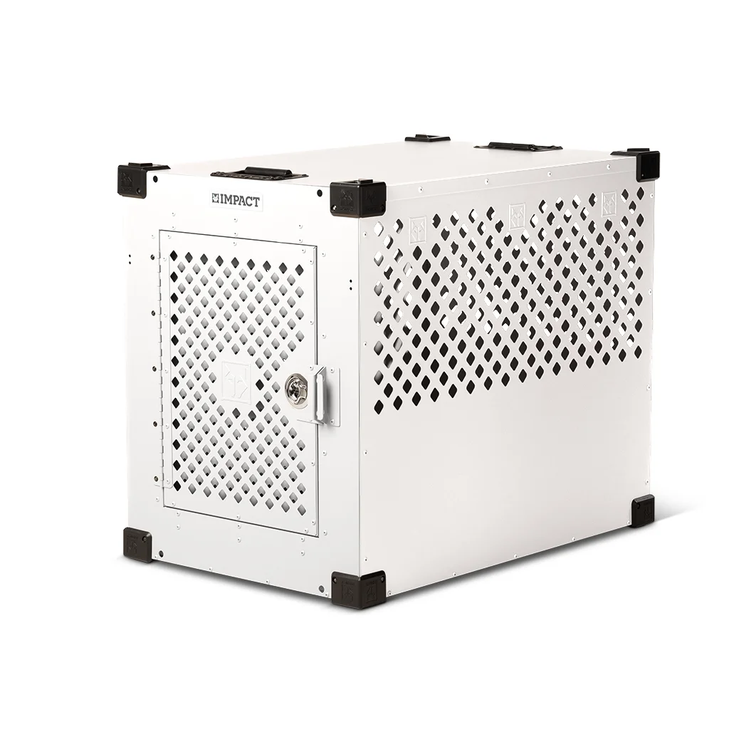 Impact Dog Crates Stationary Dog Crate, White, 40