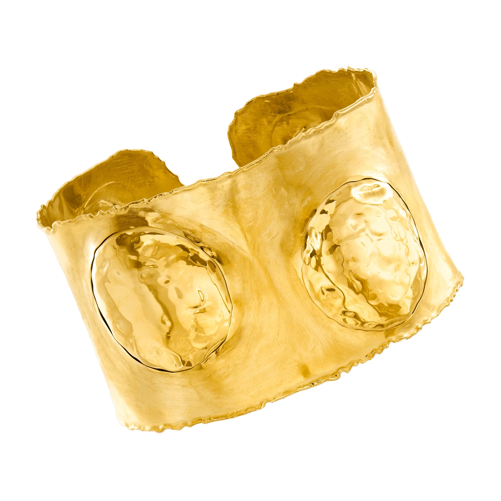 Ross-Simons Italian 18kt Gold Over Sterling Silver Cuff Bracelet, Women's, Adult