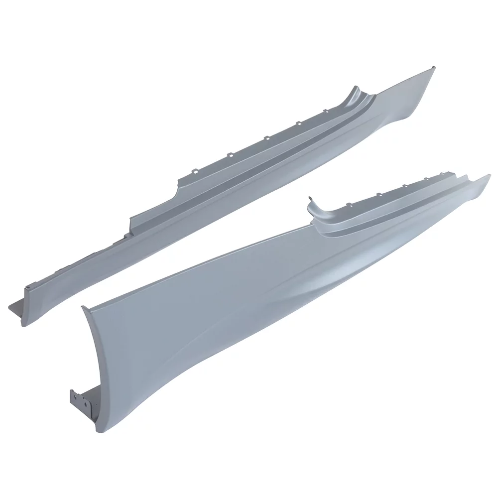 Ikon Motorsports Compatible with 07-13 BMW E92 E93 3-Series 2Dr M3 Style Side Skirts Extension Panels Pair