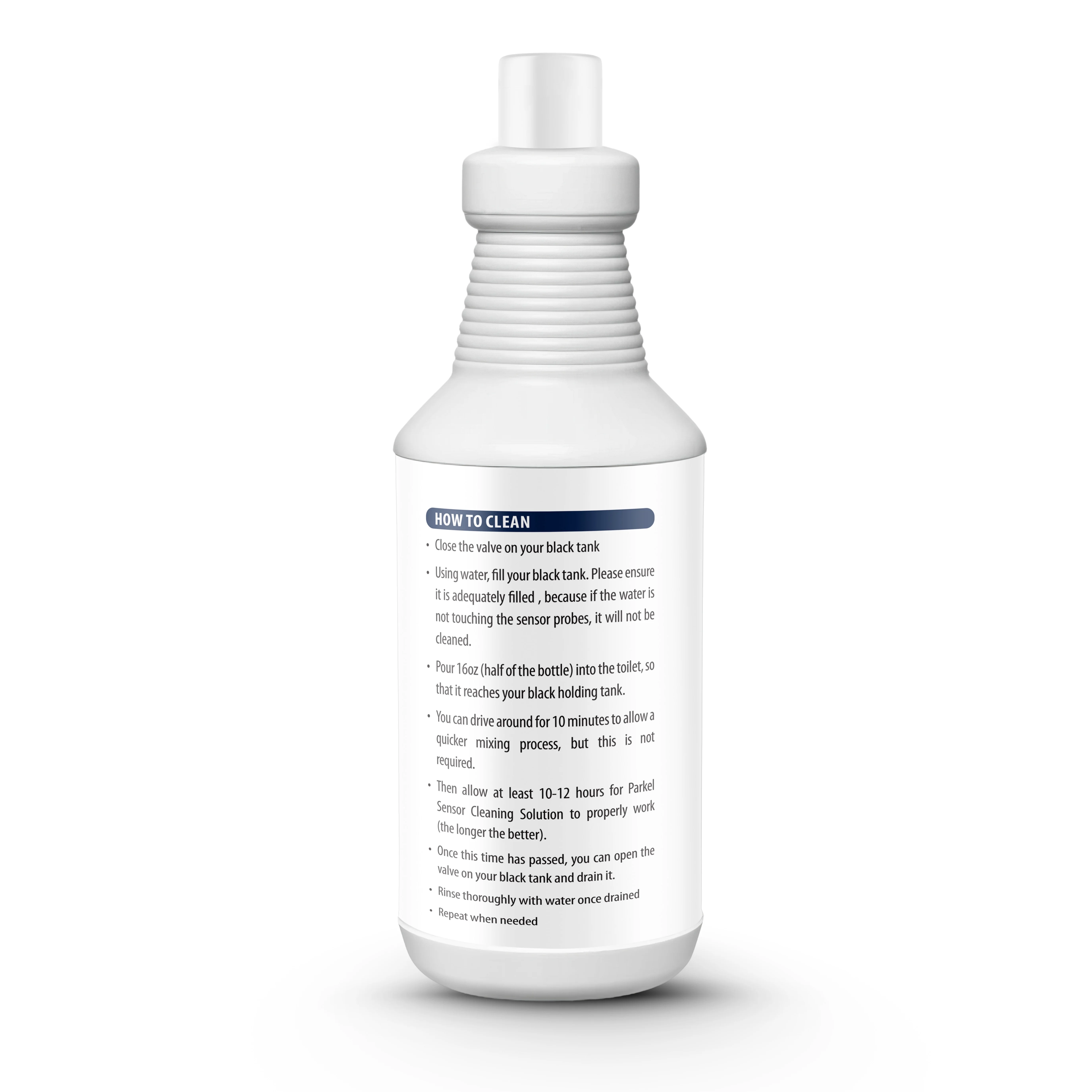 PARKEL - RV and Marine Sensor Cleaner Liquid for Black Water Holding Tanks