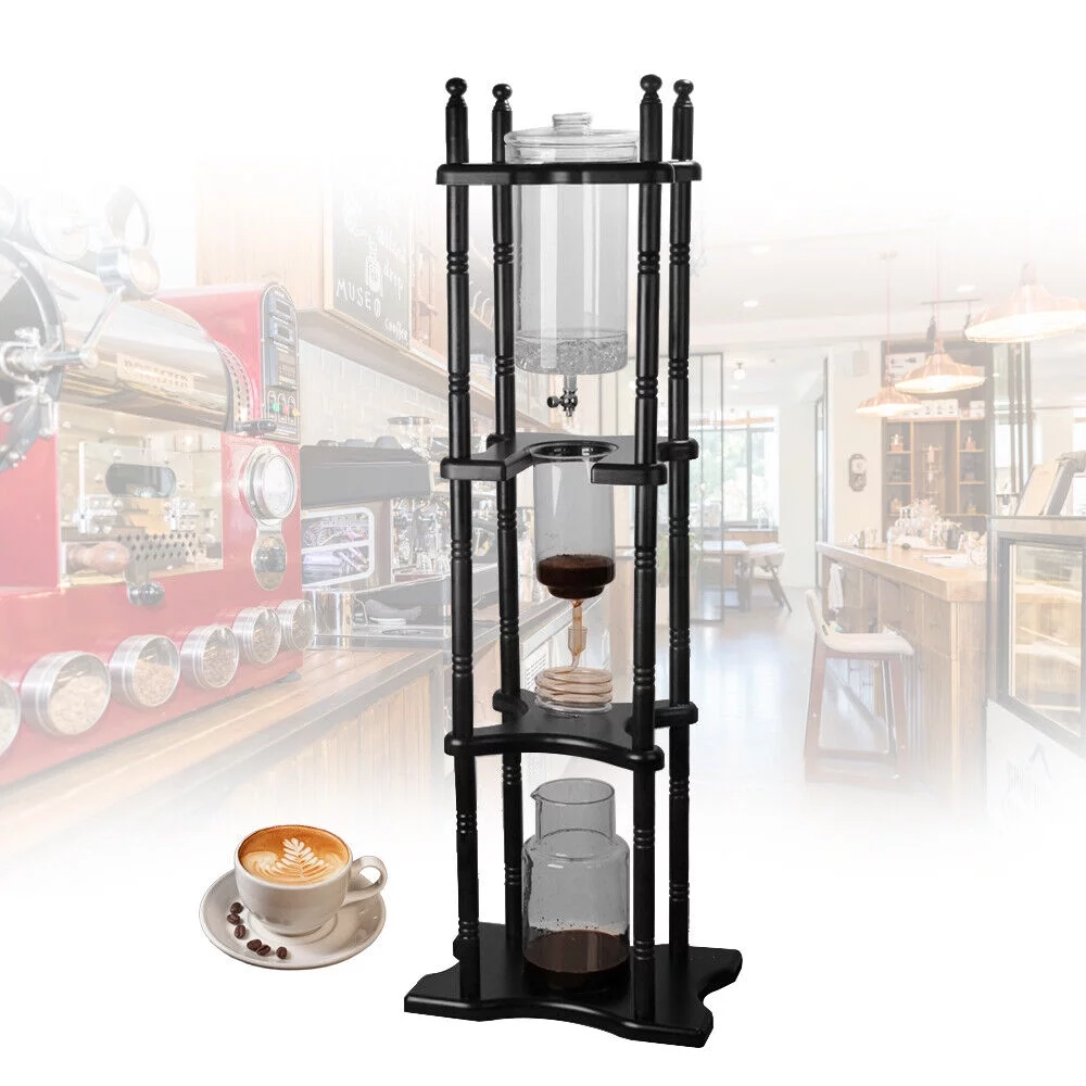 2500ml Glass Dutch Coffee Dripper Ice Drip Coffee Tower Cold Brew Coffee Maker