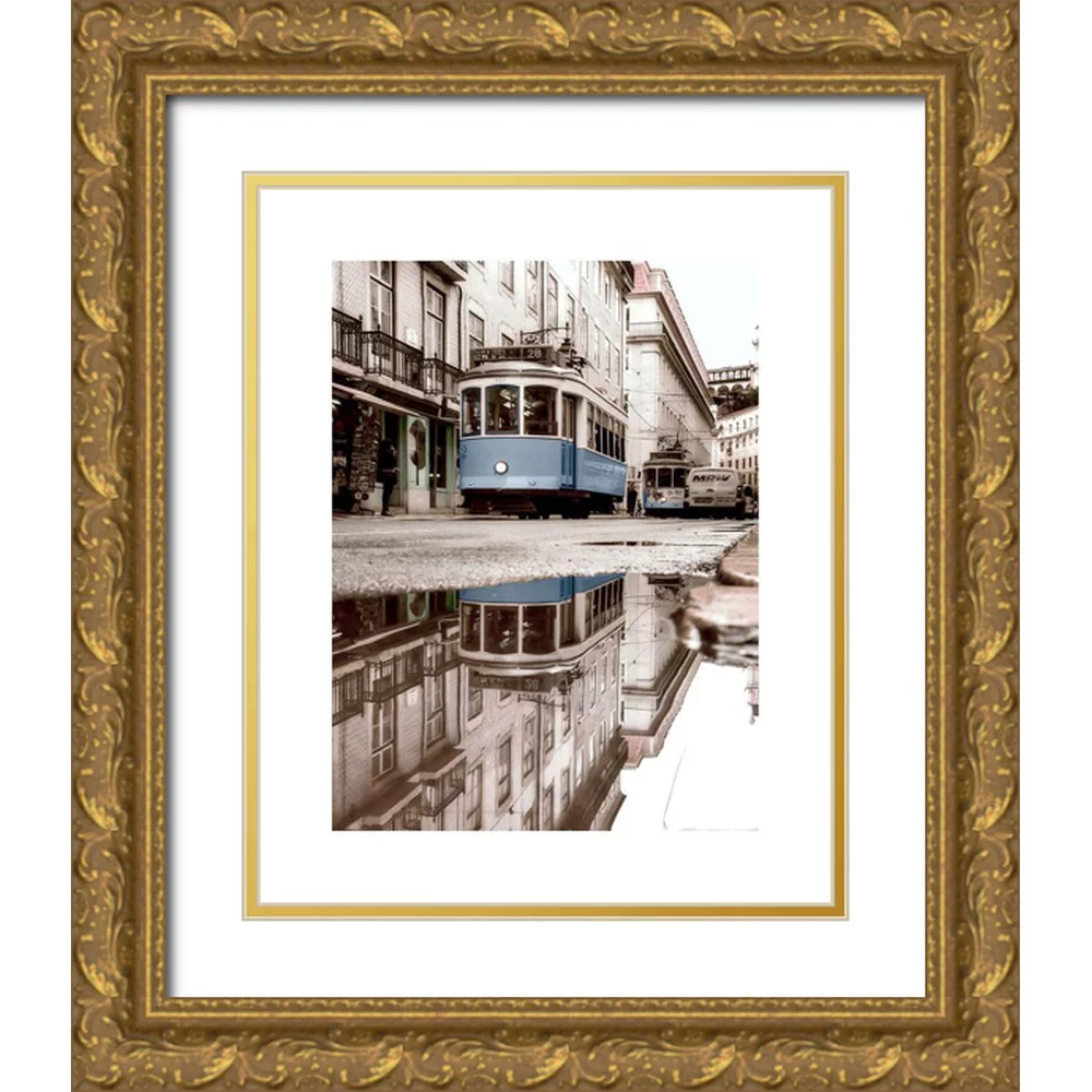 Straatsma, Leah 20x24 Gold Ornate Wood Framed with Double Matting Museum Art Print Titled - Lisbon 3