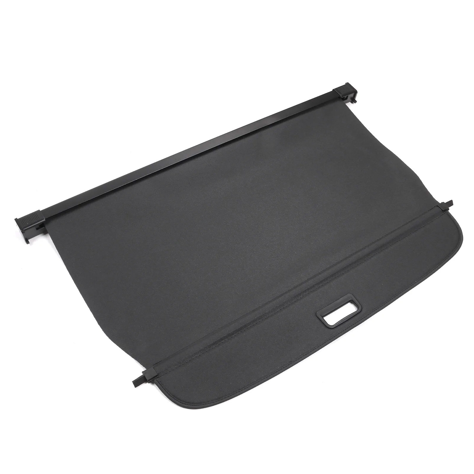 Ikon Motorsports Cargo Cover Compatible With 2019-2024 Volvo V60 All Models, OEM Style PVC & Aluminum Rod Black Security Rear Trunk Cover Security Retractable Shield