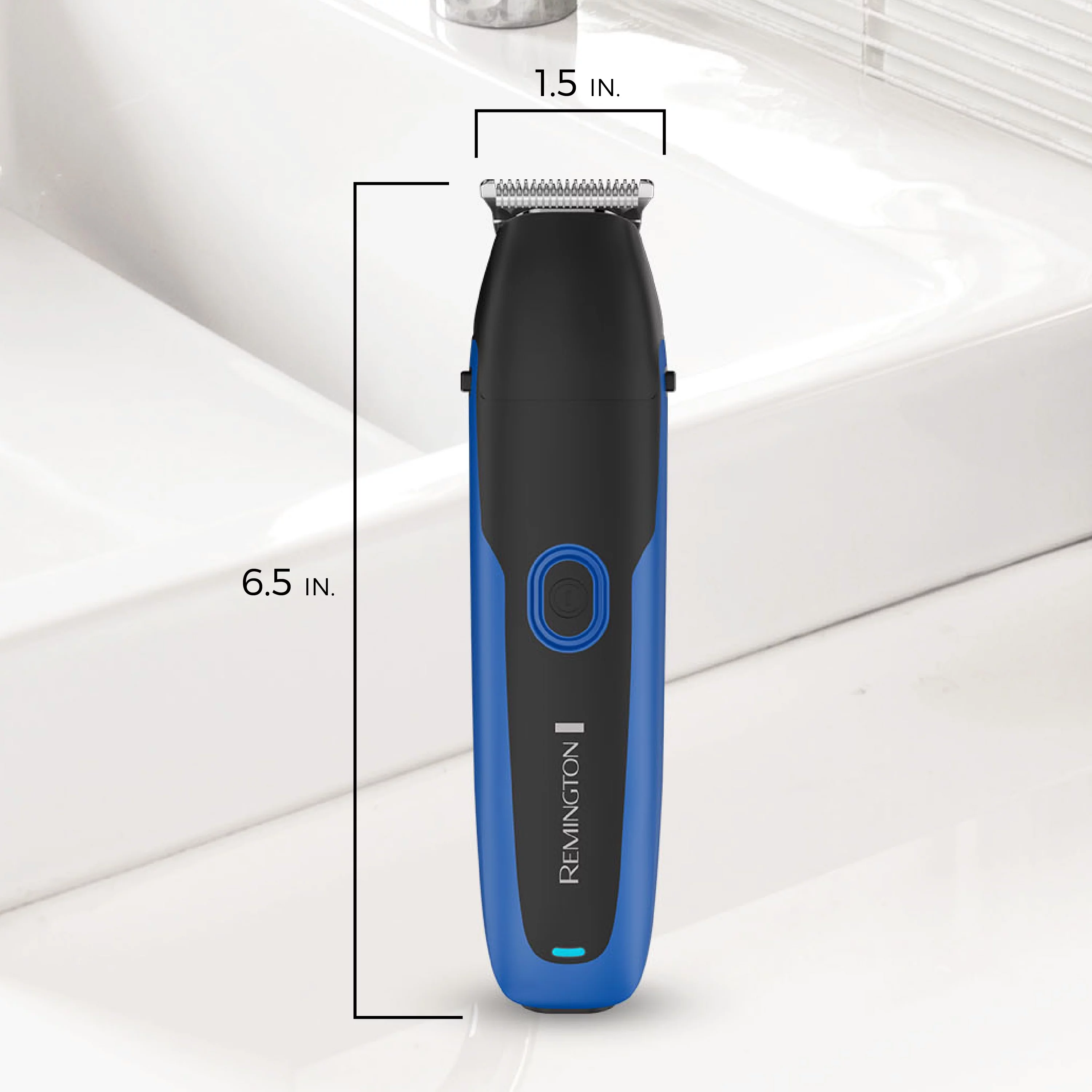 Remington WETech Face & Body Grooming Kit, Groomer Trimmer, Black/Blue, PG6255B