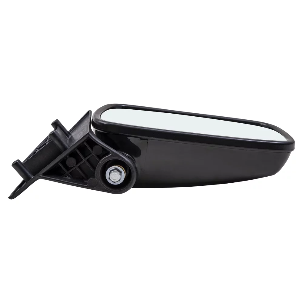 Brock Aftermarket Replacement Driver Left Passenger Right Manual Mirror Paint To Match Gloss Black Housing Set Compatible with 1986-1993 Mazda B-Series Pickup