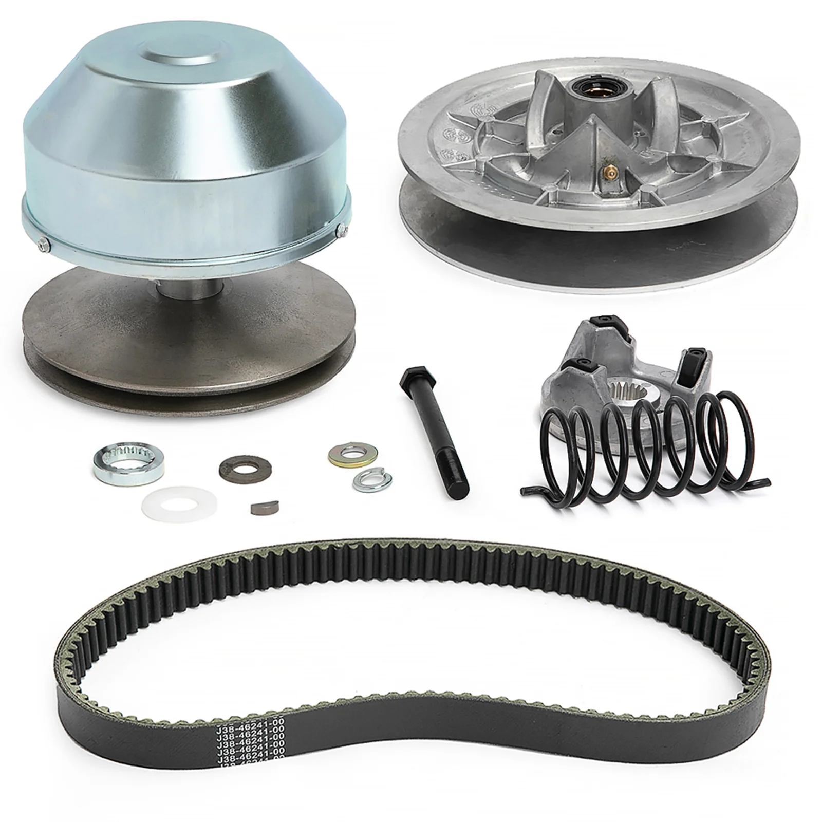 Golf Cart Primary Secondary Drive Clutch Belt Kit for Yamaha G2 G8 G9 G14 G16 G22 1985-up