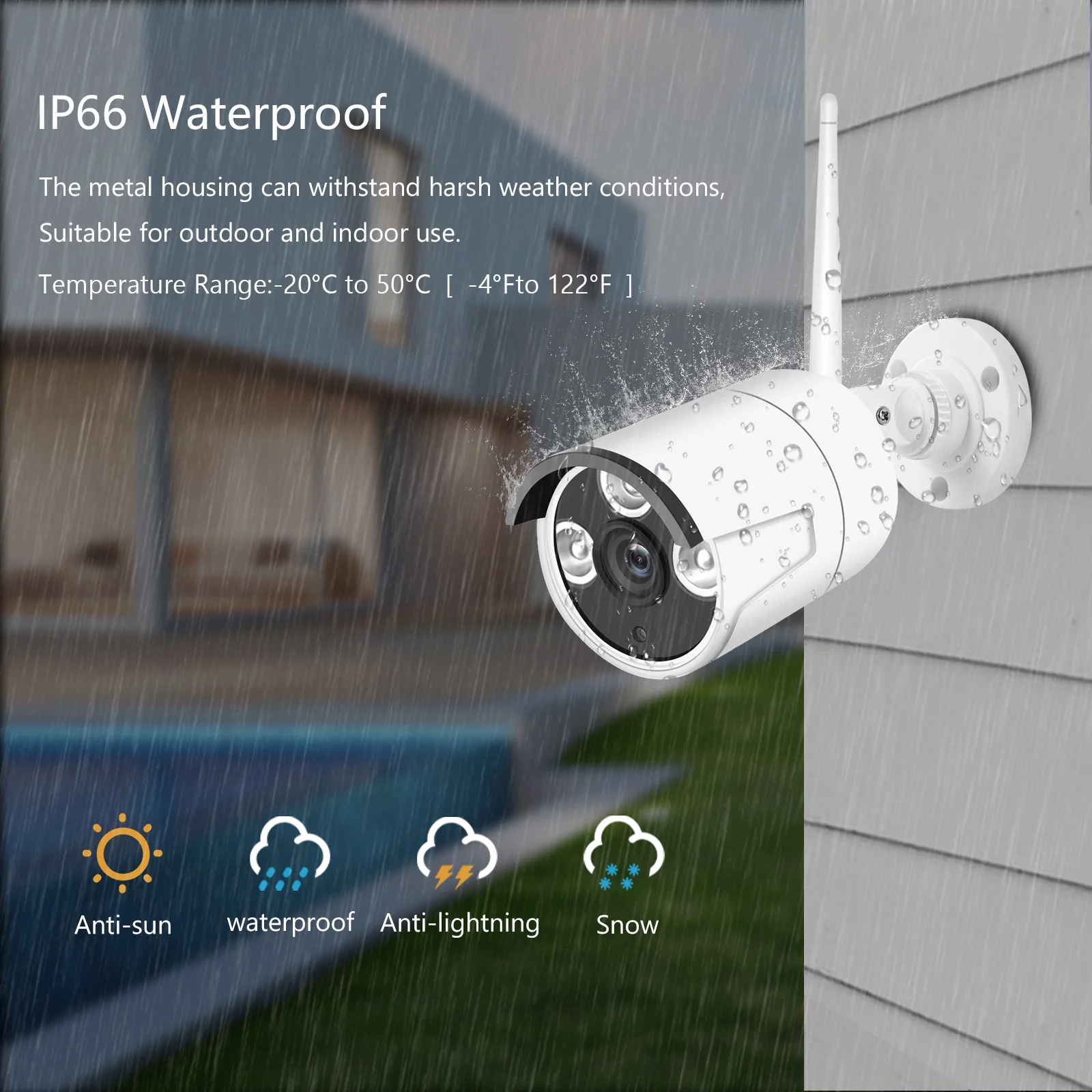 GoolRC 8CH 1080P Wireless System, 8Channel 1080P CCTV NVR + 8PCS 1080P 2.0MP Indoor IP Cameras with , Motion Alert, Smart App Remote Access, No Hard Drive