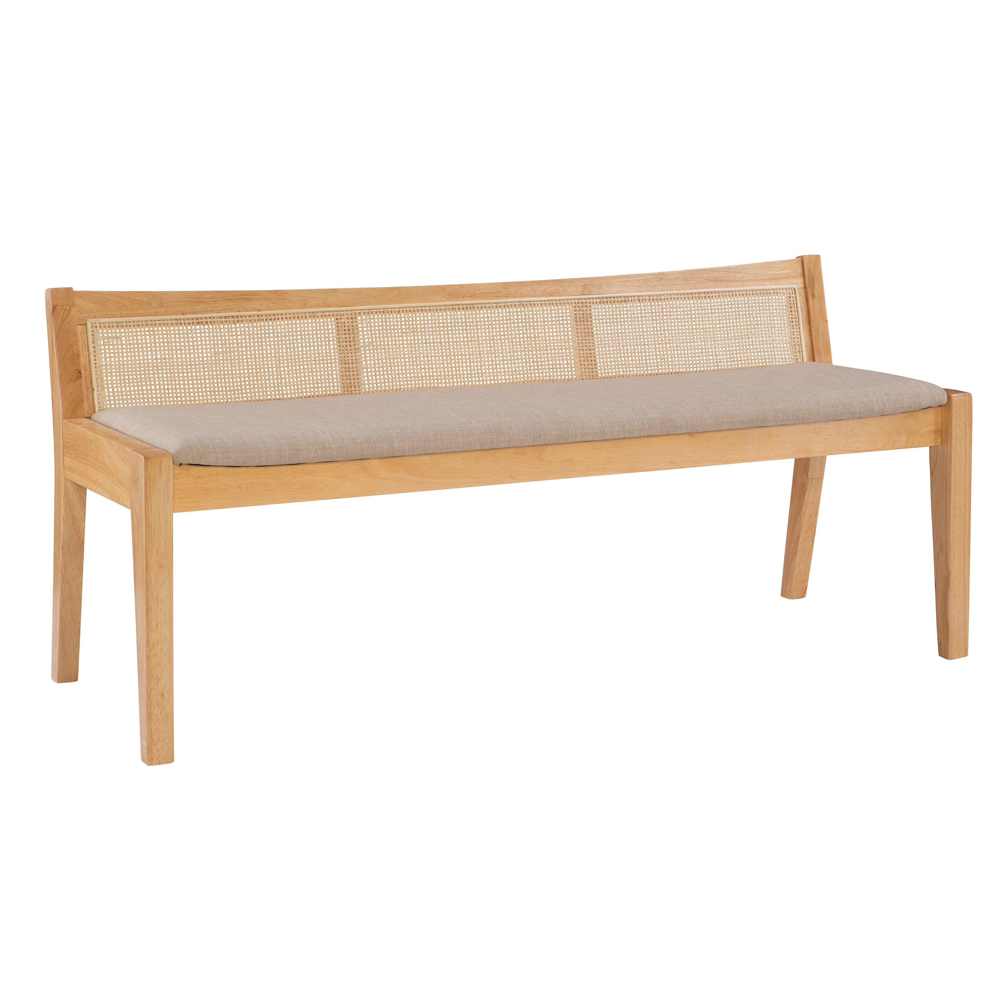 Powell Buford Rattan Beige Entryway Bench