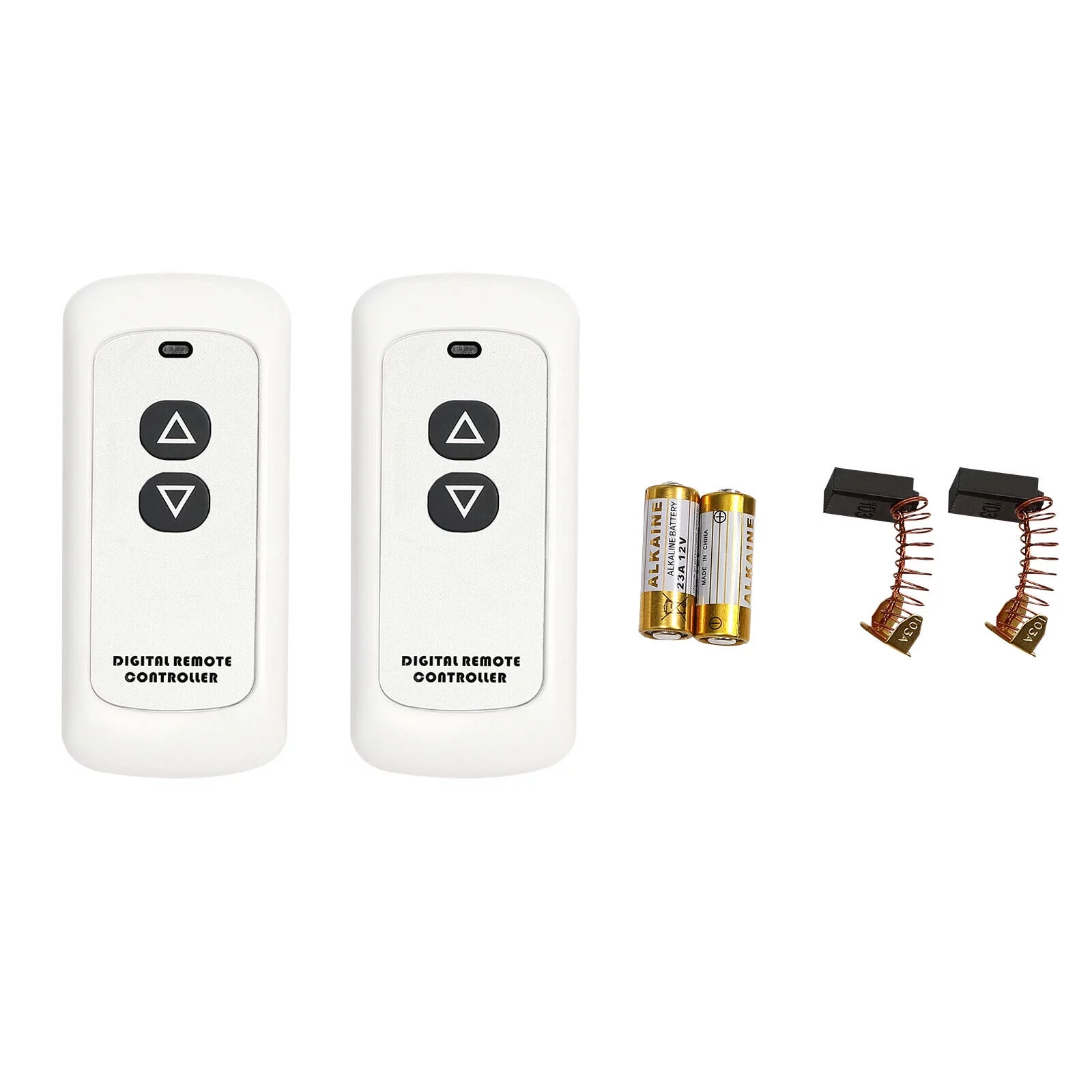 Portable Electric Hoist Winch 110V 1500W 1100 lbs Wire & Wireless Remote Control Blue