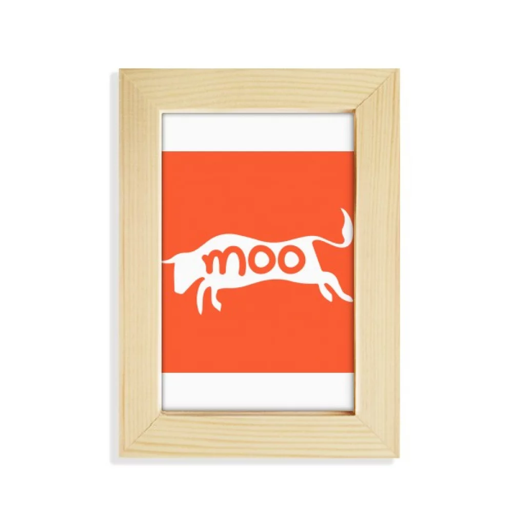 Buffalo Mutter Desktop Display Photo Frame Picture Art Painting 5x7 inch