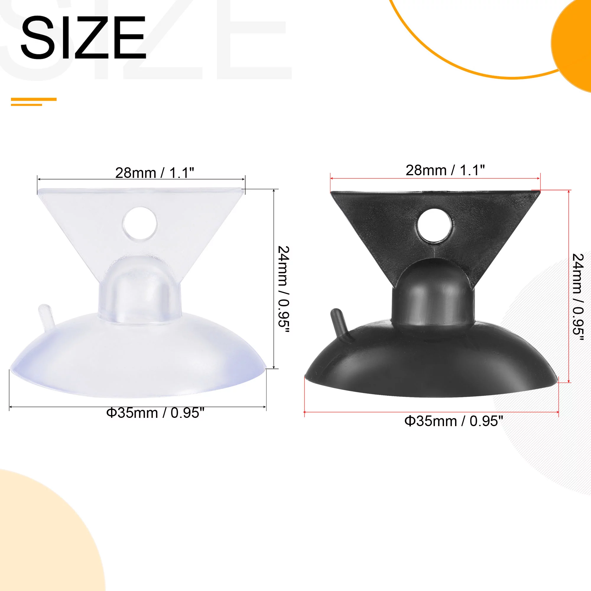 Uxcell GU10 MR16 Bulbs Light Replacing Suction Cup Bulb Changers Two Colors 20 Pack