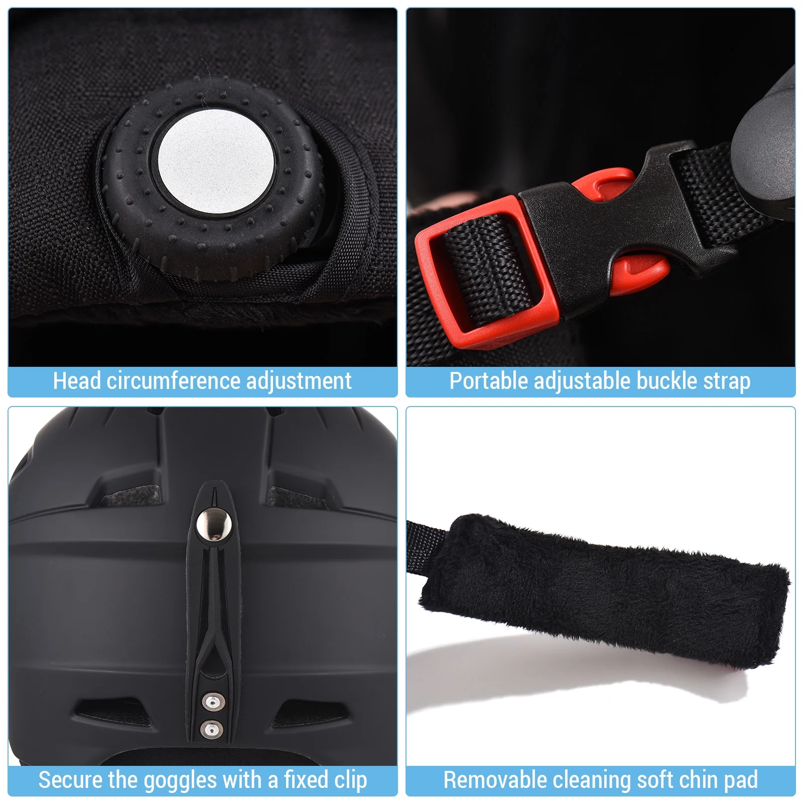 Lixada Winter Safety Equipment Ski Helmet Snowboarding Protective Gear for Head Protection in Snow