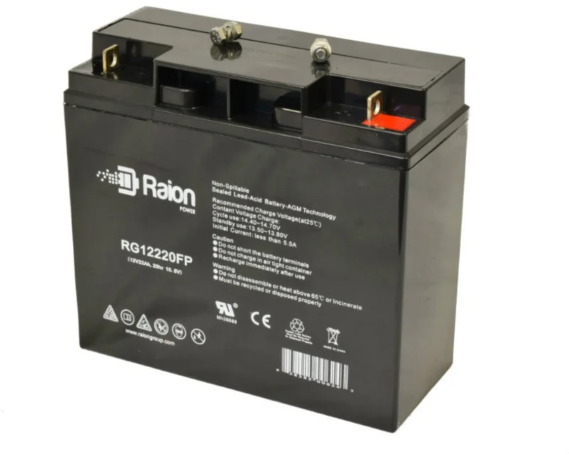 Raion Power 12V 22Ah Wheelchair Battery for Electric Mobility Rascal 120 Little Rascal - 2 Pack