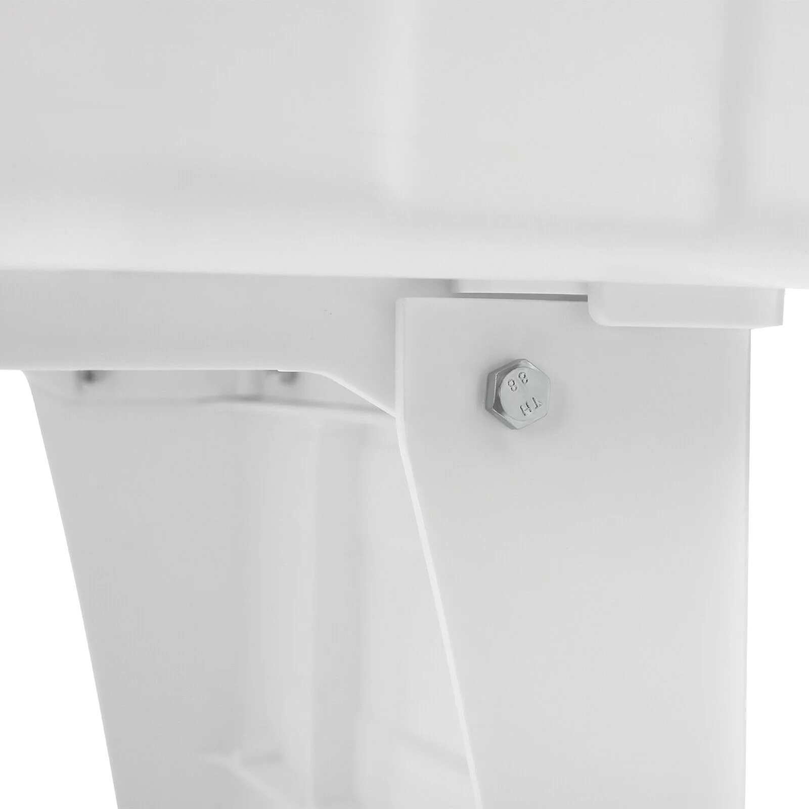 White Utility Sink Laundry Tub Freestanding Sink Wash Station w/ Faucet Home
