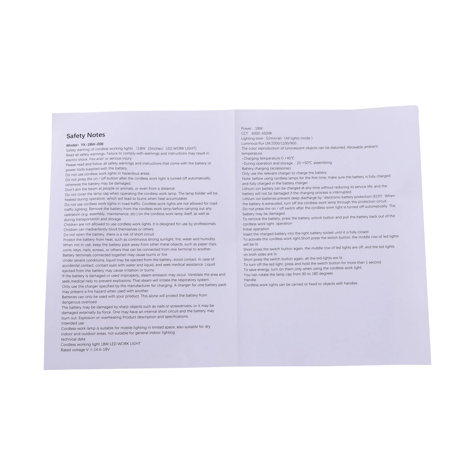 LED Flashlight 900LM 1100LM 2000LM Adjustable Portable Spotlight Work Light