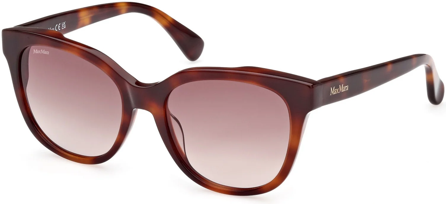 Sunglasses MaxMara MM 0068 Lee 3 52F Shiny Classic Havana/ Gradient Brown Lenses