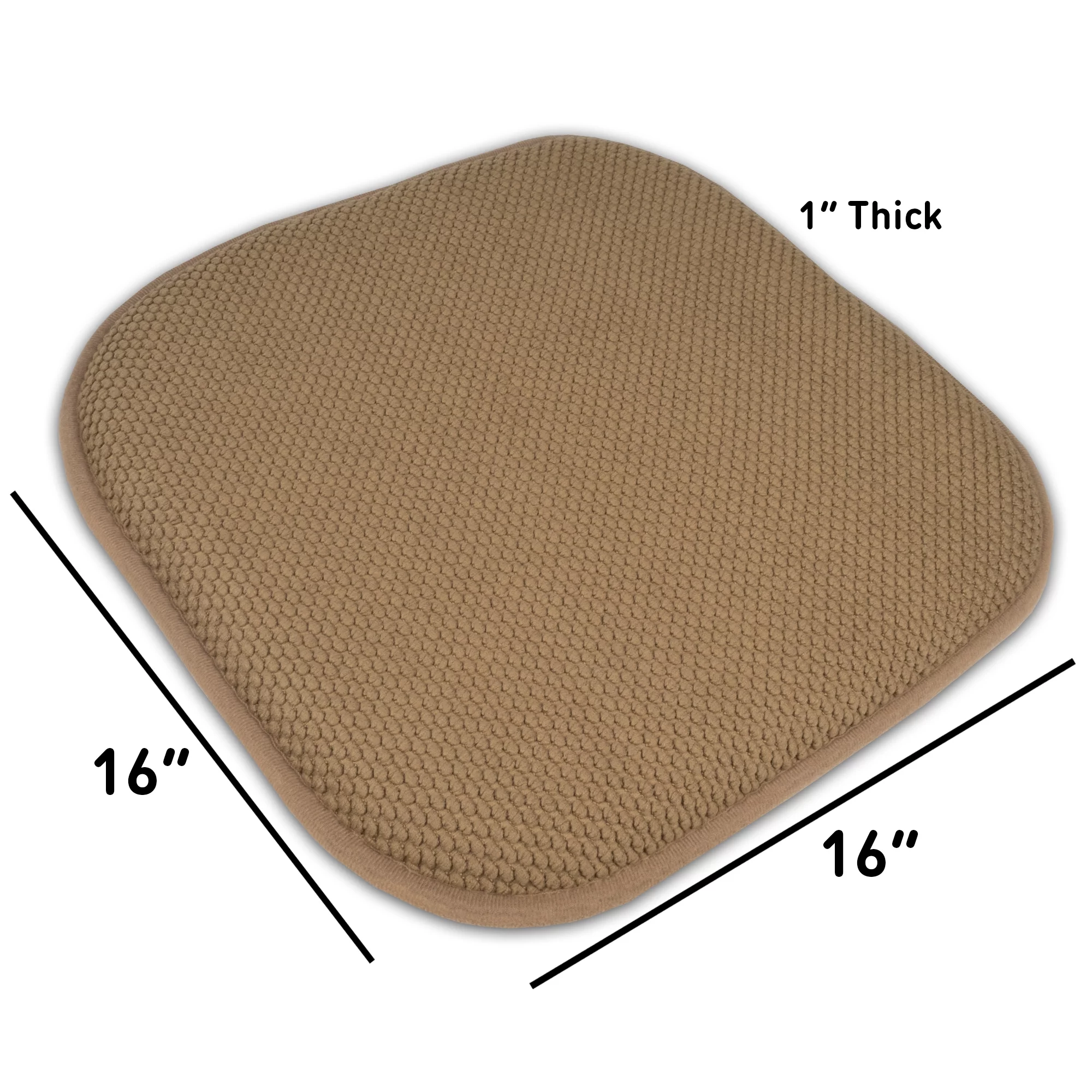 Memory Foam Honeycomb Non-Slip Back 16