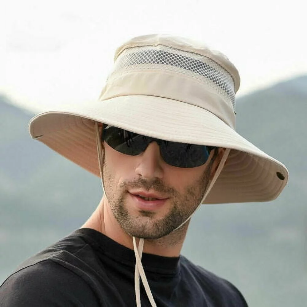 Men Women Bucket Hats Arctic Breathable Hat UV Protection Sunshade Cooling Caps
