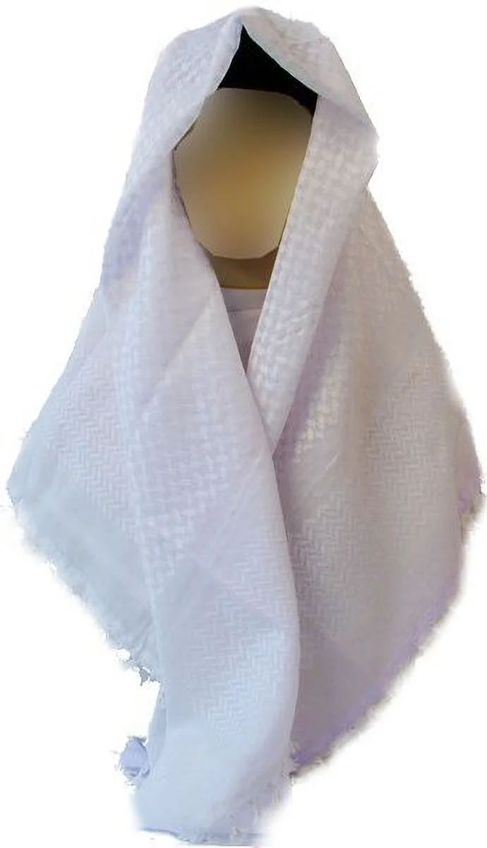 GenOne Muslim Keffiyeh Shemagh Tactical Desert Cotton Scarf, Scarves for Men