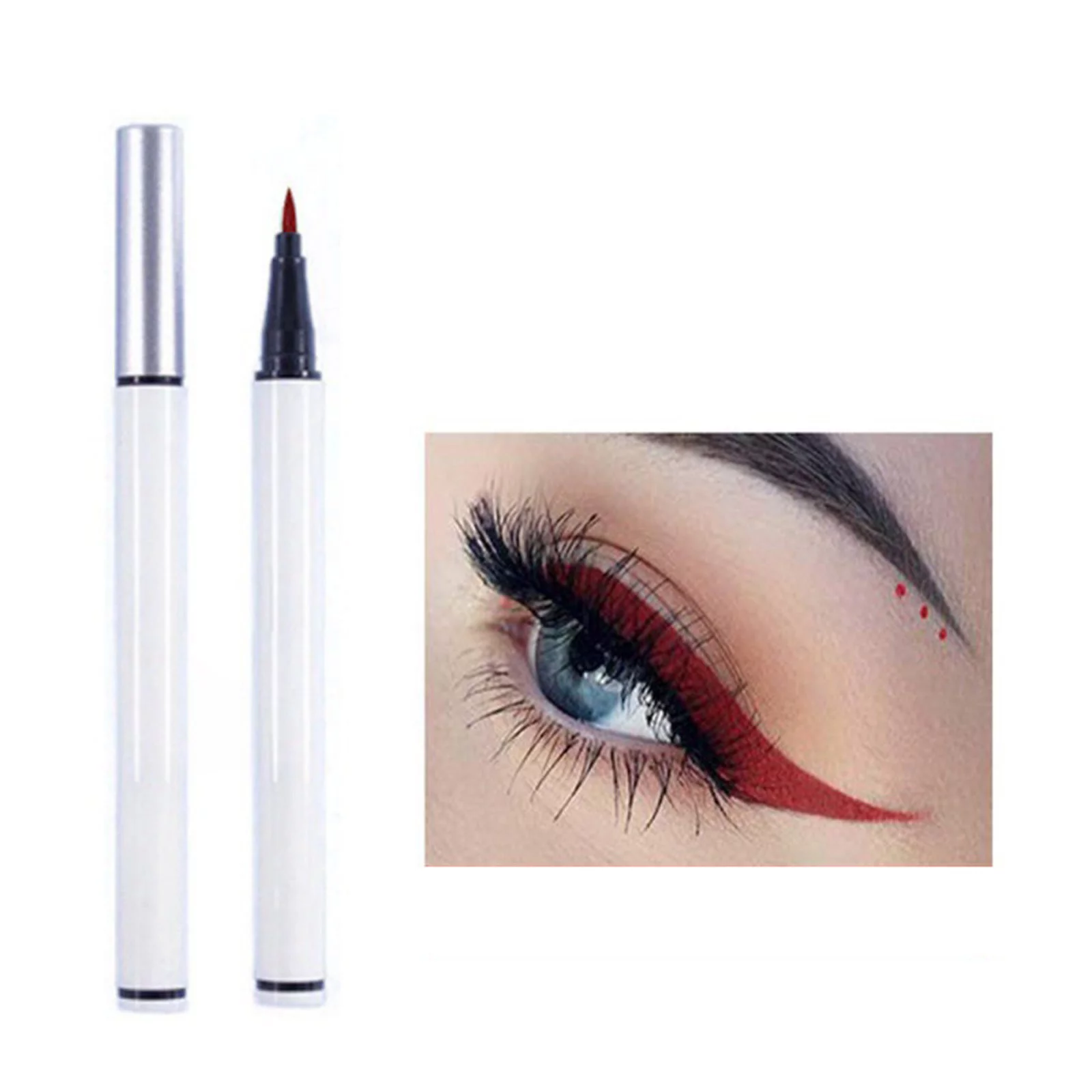 N2 Makeup Co 6 Color Mattes Liquid Color Eyeliner Waterproof Oil Proof And Not Smudged 2ml