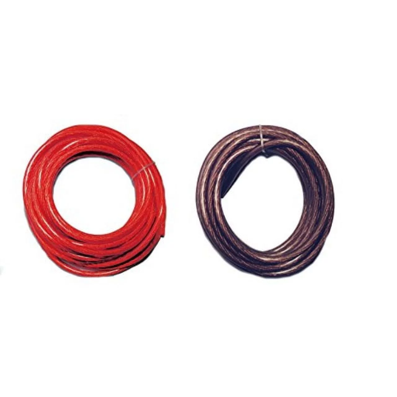 10 Ft - 8 Gauge Power Wire Red GA Guage Ground AWG 5 Feet Red 5 Feet Black