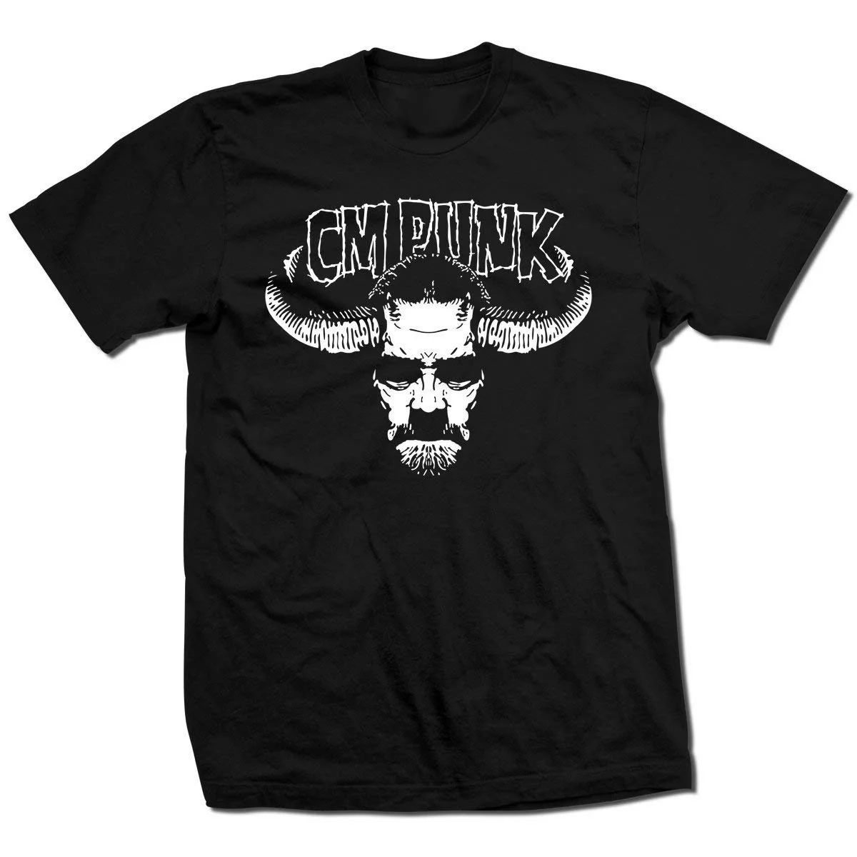 LICENSED Pro Wrestling Tees™ Adult Mens Unisex cm Punk Twist of Cain Cane HQ Soft Tee