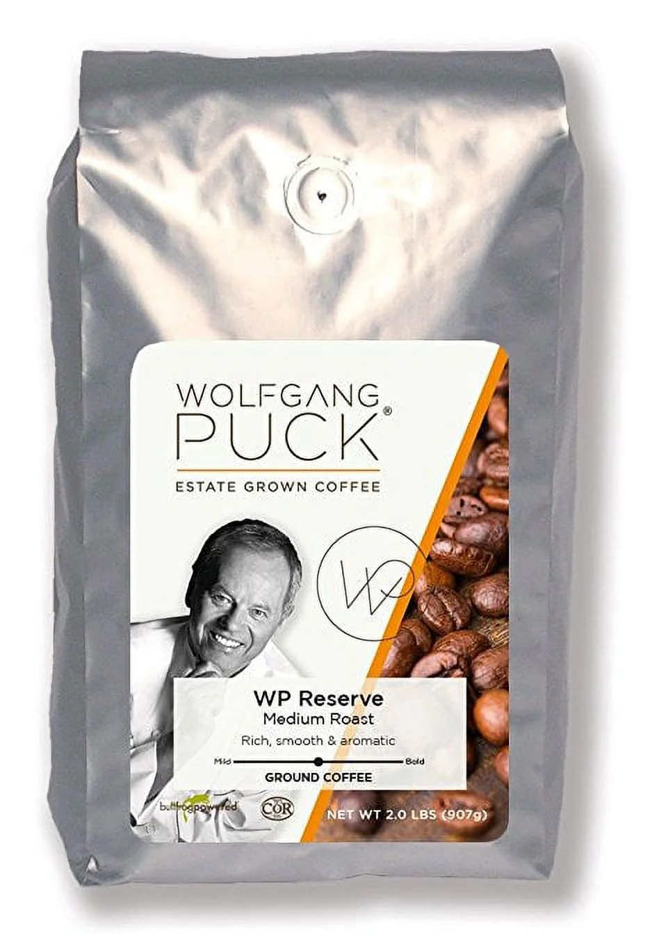 Wolfgang Puck Coffee, Chef's Reserve, Ground Coffee, 2-Pounds, 3 Count