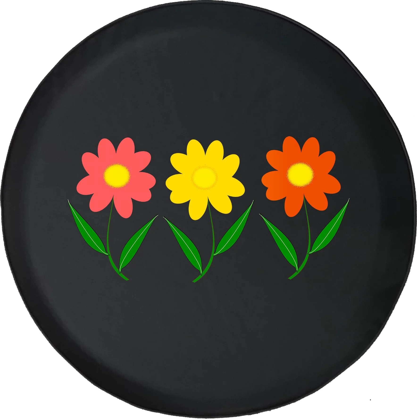 Colorful Flowers Nature Offroad 4x4 Adventure Spare Tire Cover fits Jeep Wrangler 31 inch