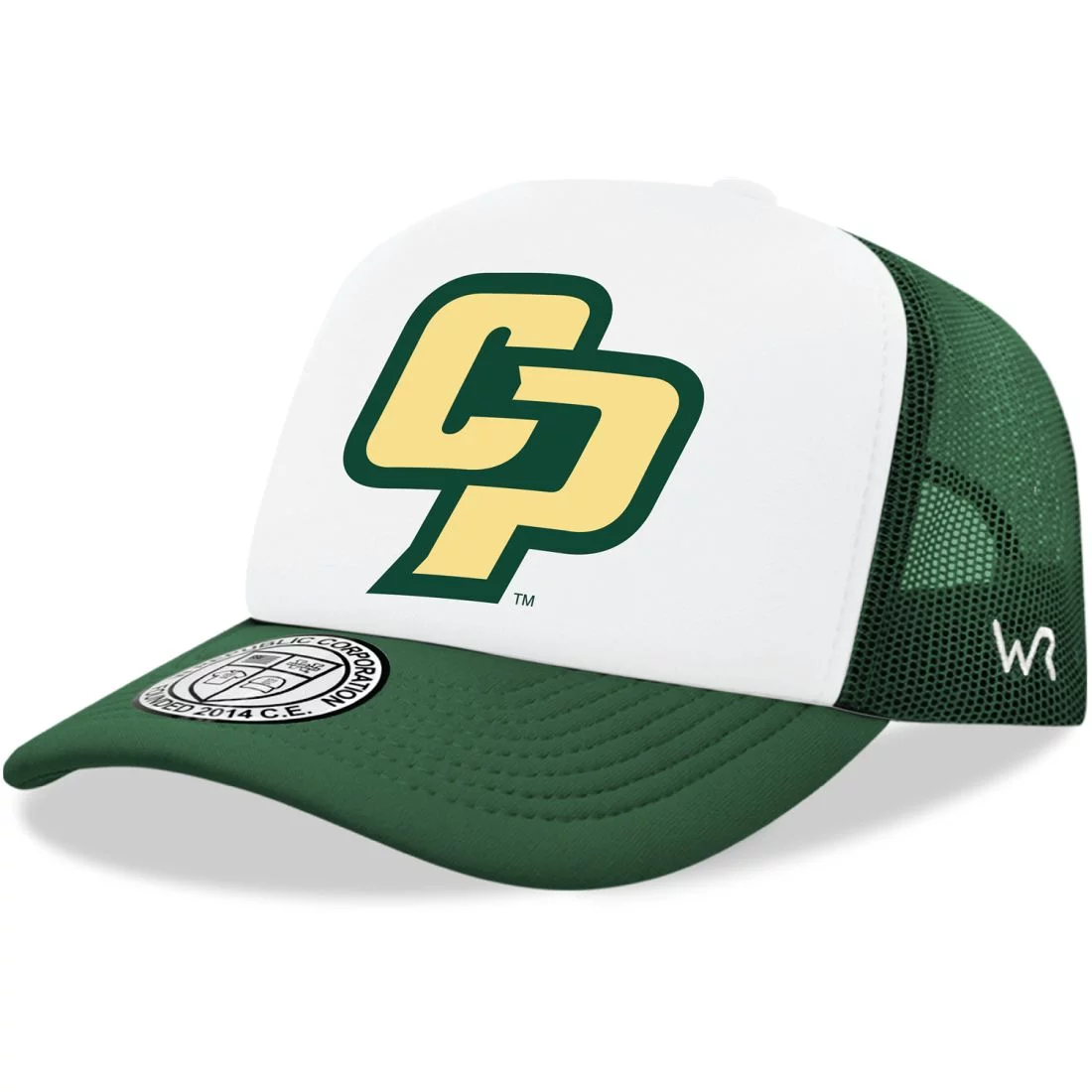 Cal Poly California Polytechnic State University Mustangs Jumbo Foam Trucker Hats Forest