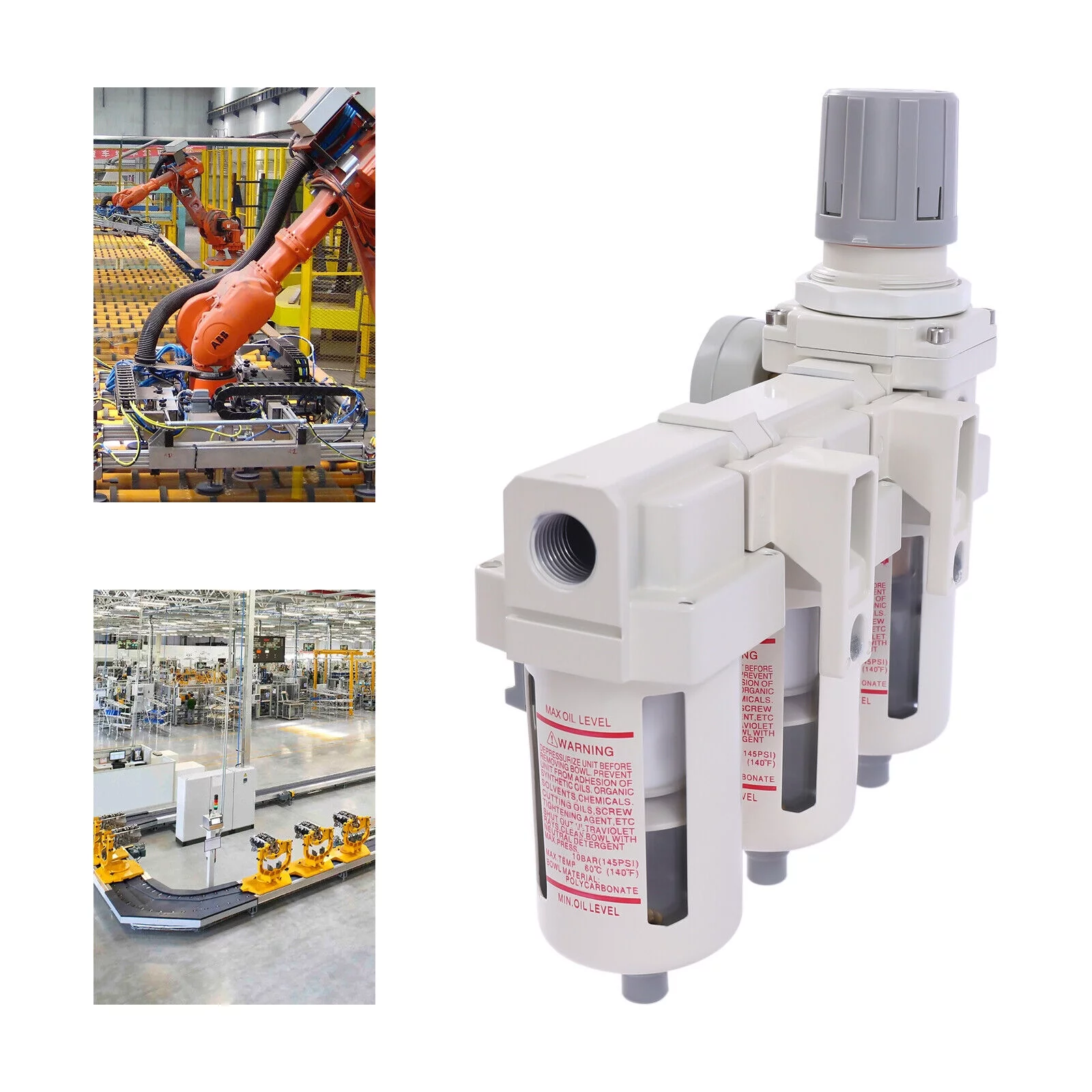 Fichiouy Triple Filtration Regulator 1/2