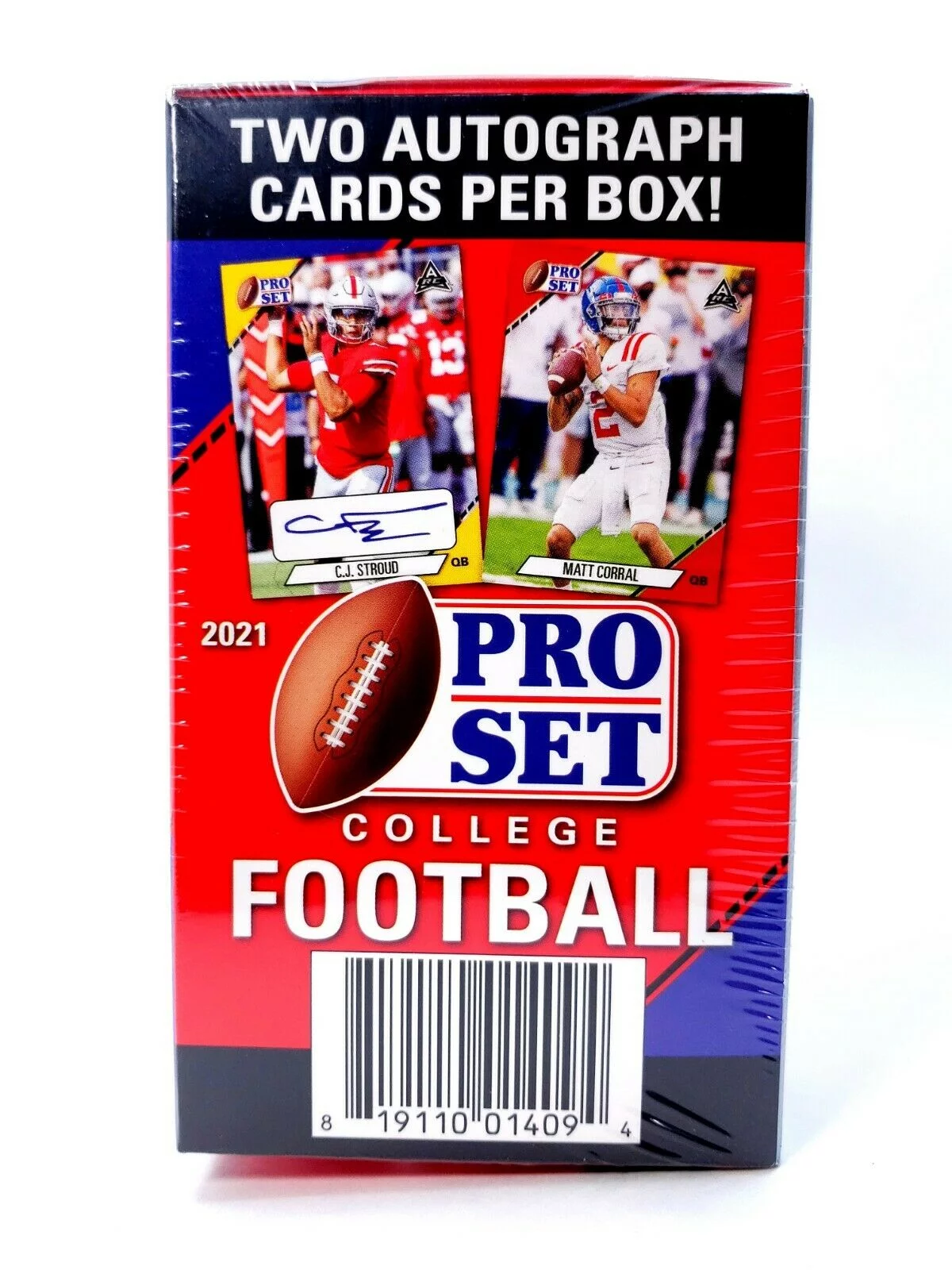 21 Leaf Pro Set College Football Blaster Box Trading Cards