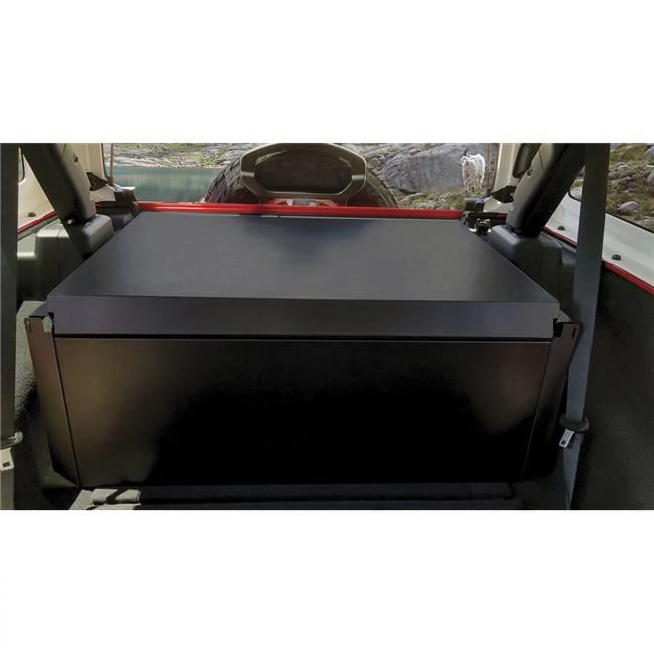 Tuffy Security Products Deluxe Cargo Enclosure - '18-22 Wrangler JL {'21-22 Exc. 4XE}; w/o OEM Subwoofer (Black)