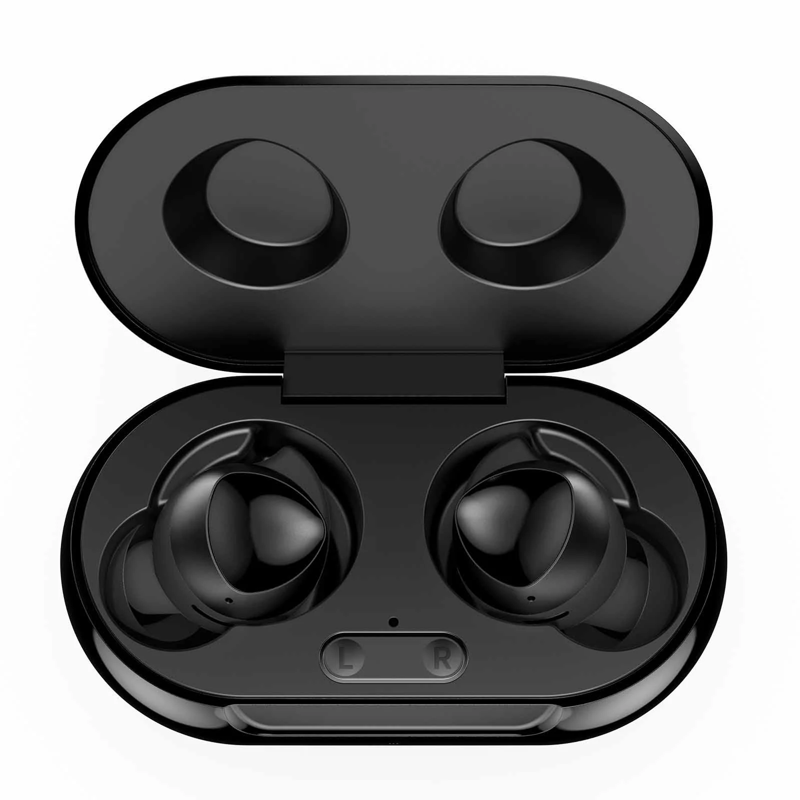 UrbanX Street Buds Plus True Bluetooth Wireless Earbuds For Maxwest Nitro 5.5 With Active Noise Cancelling (Charging Case Included) Black