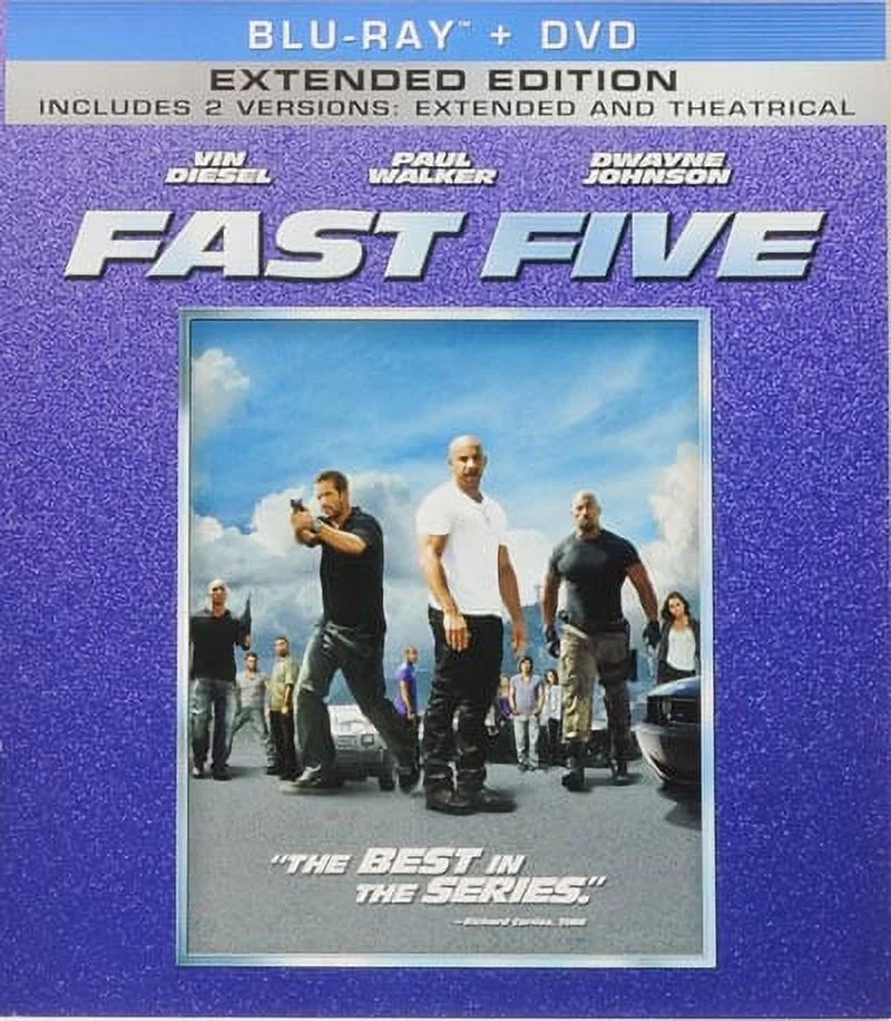 Fast Five (Unrated/Rated) (Extended Edition) (Blu-ray + DVD) (Anamorphic Widescreen)