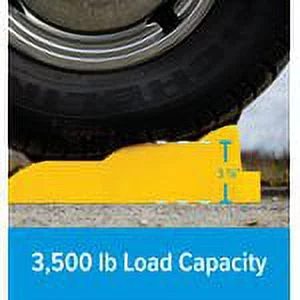 Camco RV Tri-Leveler | Features a 3,500 lb. Load Capacity | Storage Bag Included | 2-Pack, Yellow (44574)