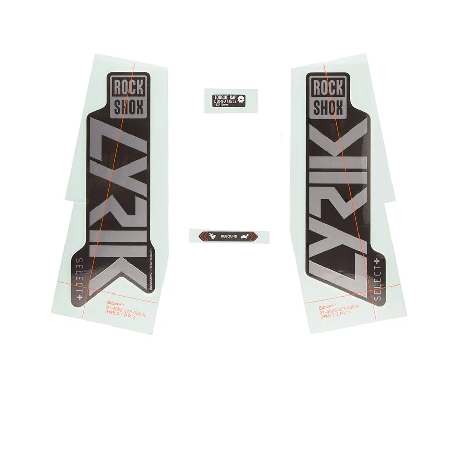 RockShox Decal Kit for Lyrik SEL+ GPLR/DFB, 11.4018.105.013