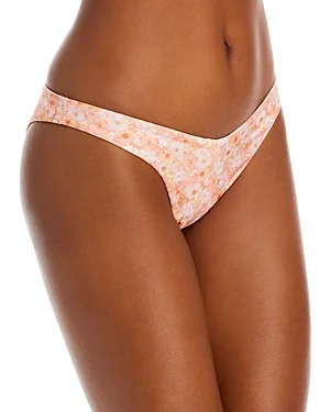 Peixoto Women's Shelley Floral Swim Bottom Separates Swimsuit (XL, Orange)