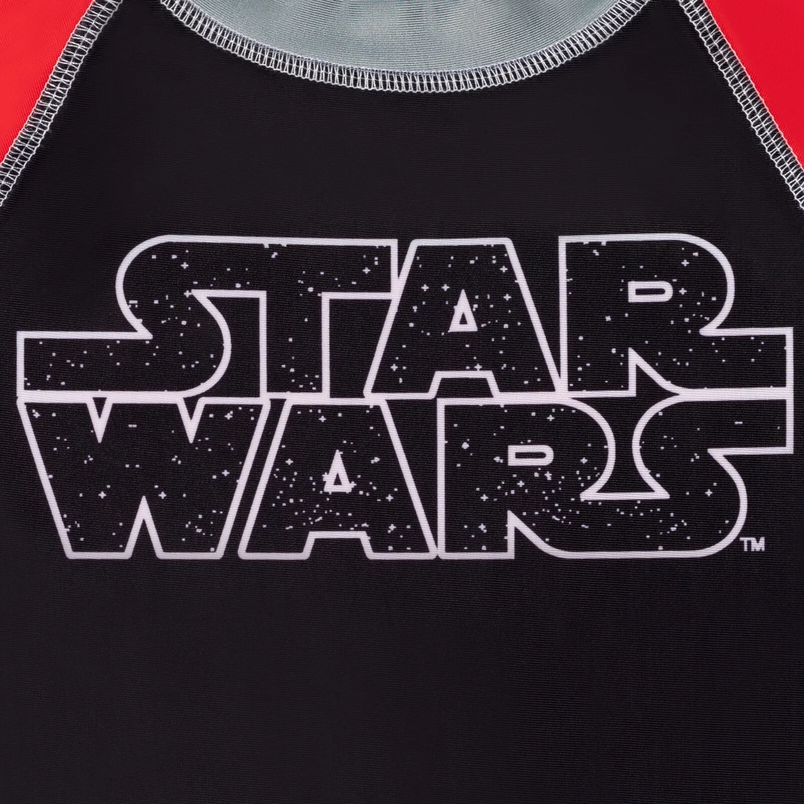 Star Wars Darth Vader Stormtrooper Little Boys Swim Rash Guard Swim Trunks Black / Red 7