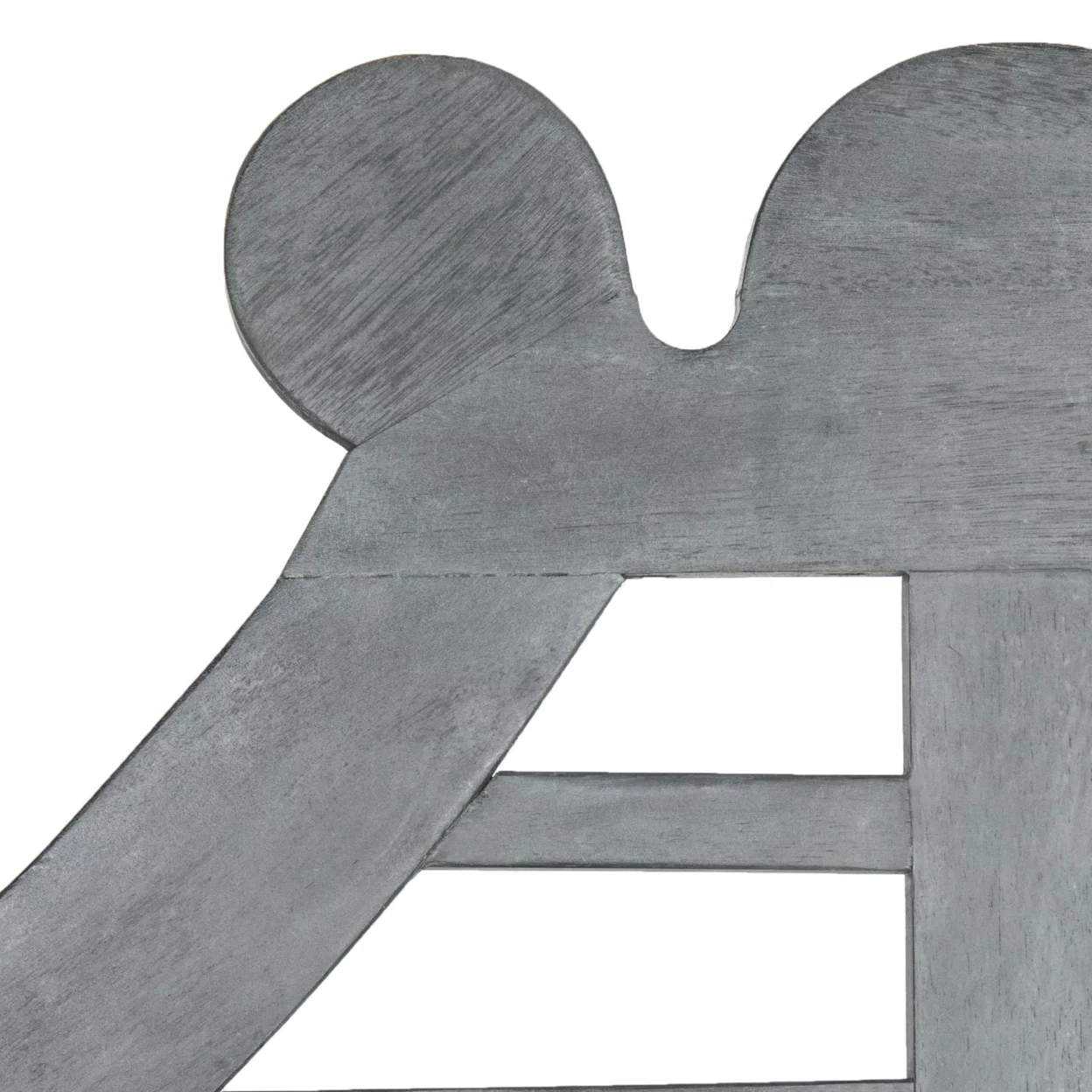 SAFAVIEH Outdoor Collection Azusa Bench Ash Grey/Beige