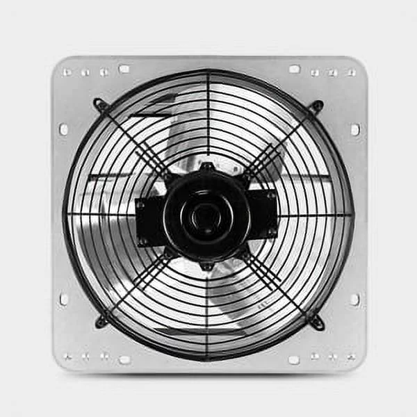 iPower 10 Inch Shutter Exhaust Fan Aluminum,High Speed 1650RPM, 820CFM, 2-Pack, Silver