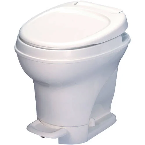 Thetford Aqua-Magic V RV Toilet Pedal Flush, Low, White, 31650-14