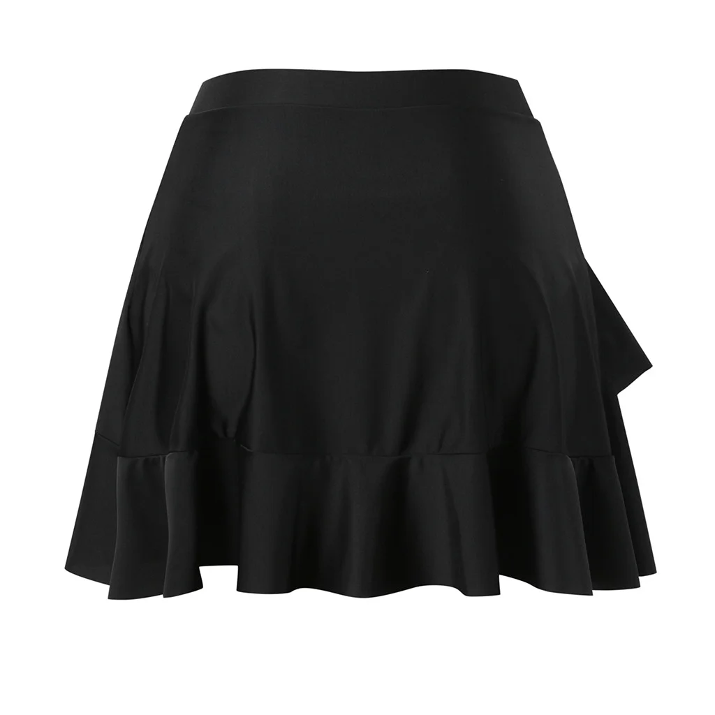 Inkach Women Bikini Bottom Tankini Swim Skirt Pocket Short Beach Dress Swimwear Pants