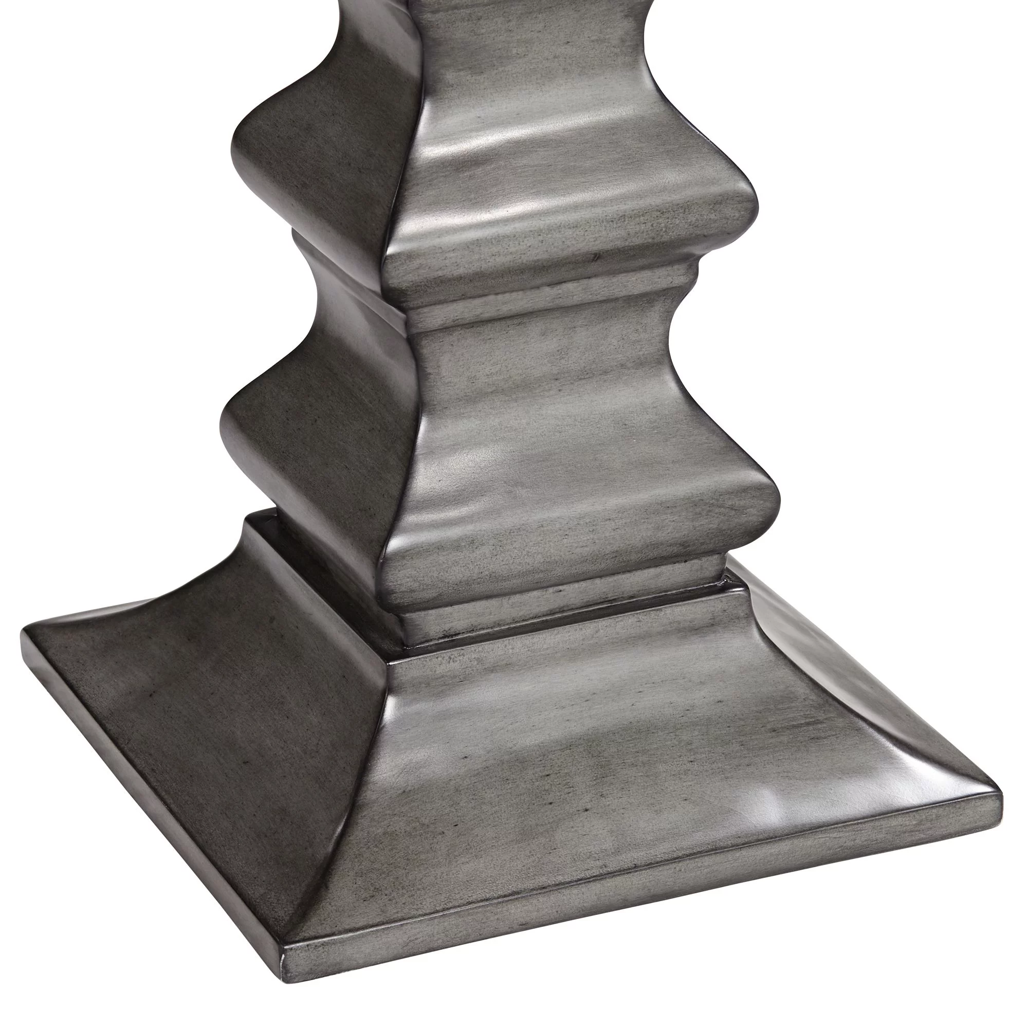 55 Downing Street Traditional Gray Slate Round Accent Table 25 3/4