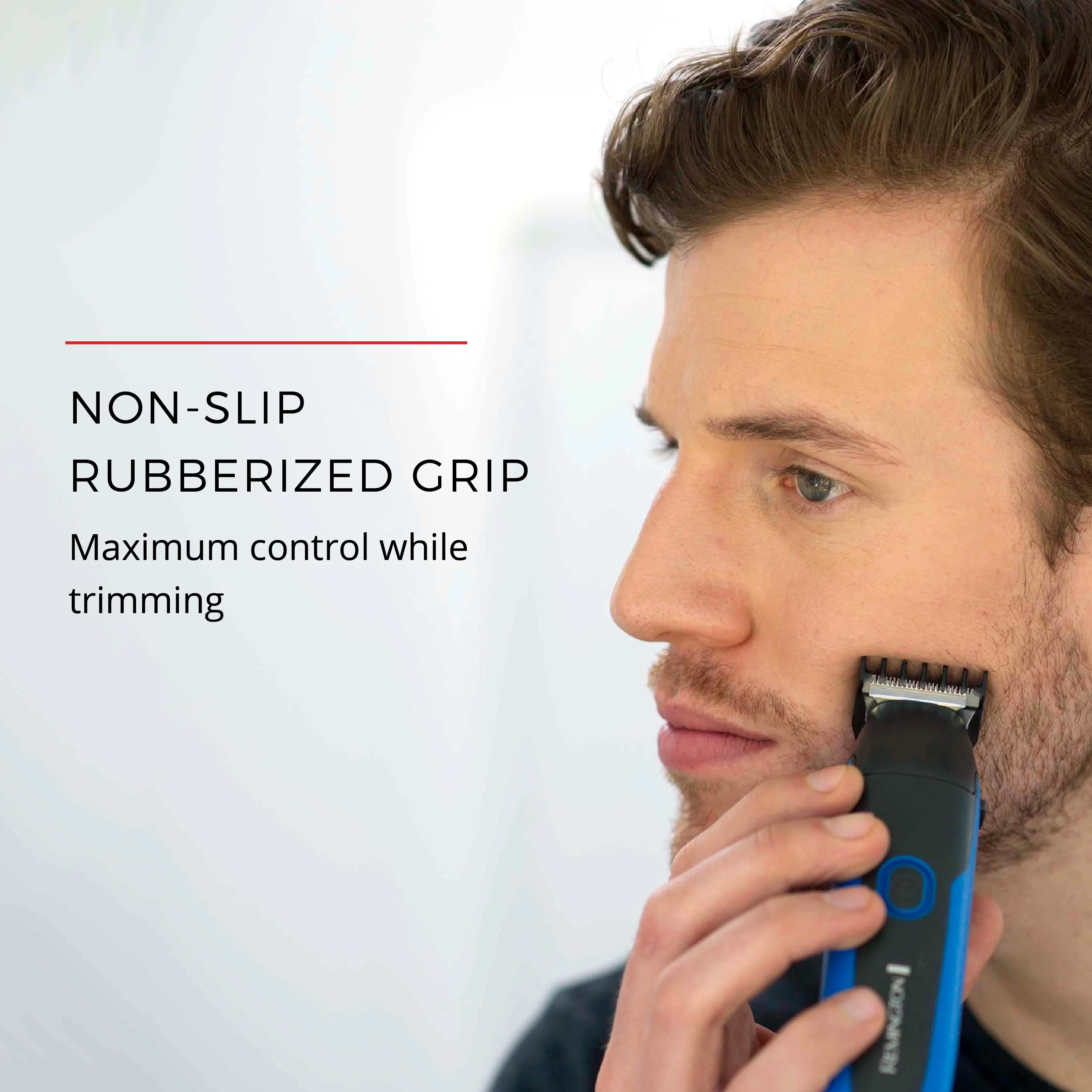 Remington WETech Face & Body Grooming Kit, Groomer Trimmer, Black/Blue, PG6255B