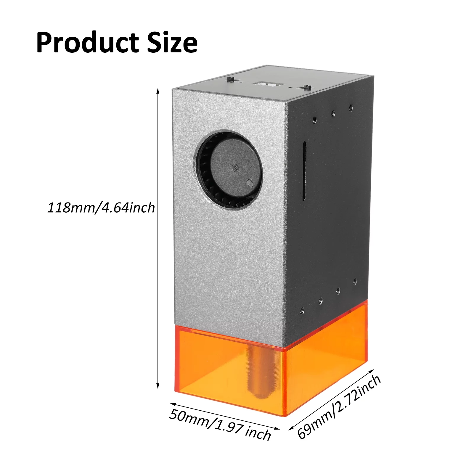 OWSOO 40W Alloy Module Engraving Module Head Module Built-in Air Pump with Air Auxiliary Function