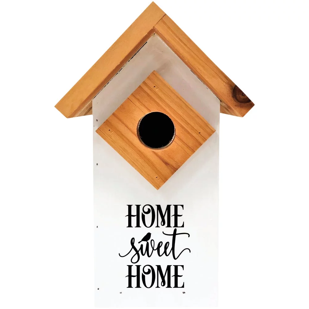 1PACK Nature's Way 6.75 In. W. x 11 In. H. x 6 In. D. Cedar Farmhouse Bluebird House