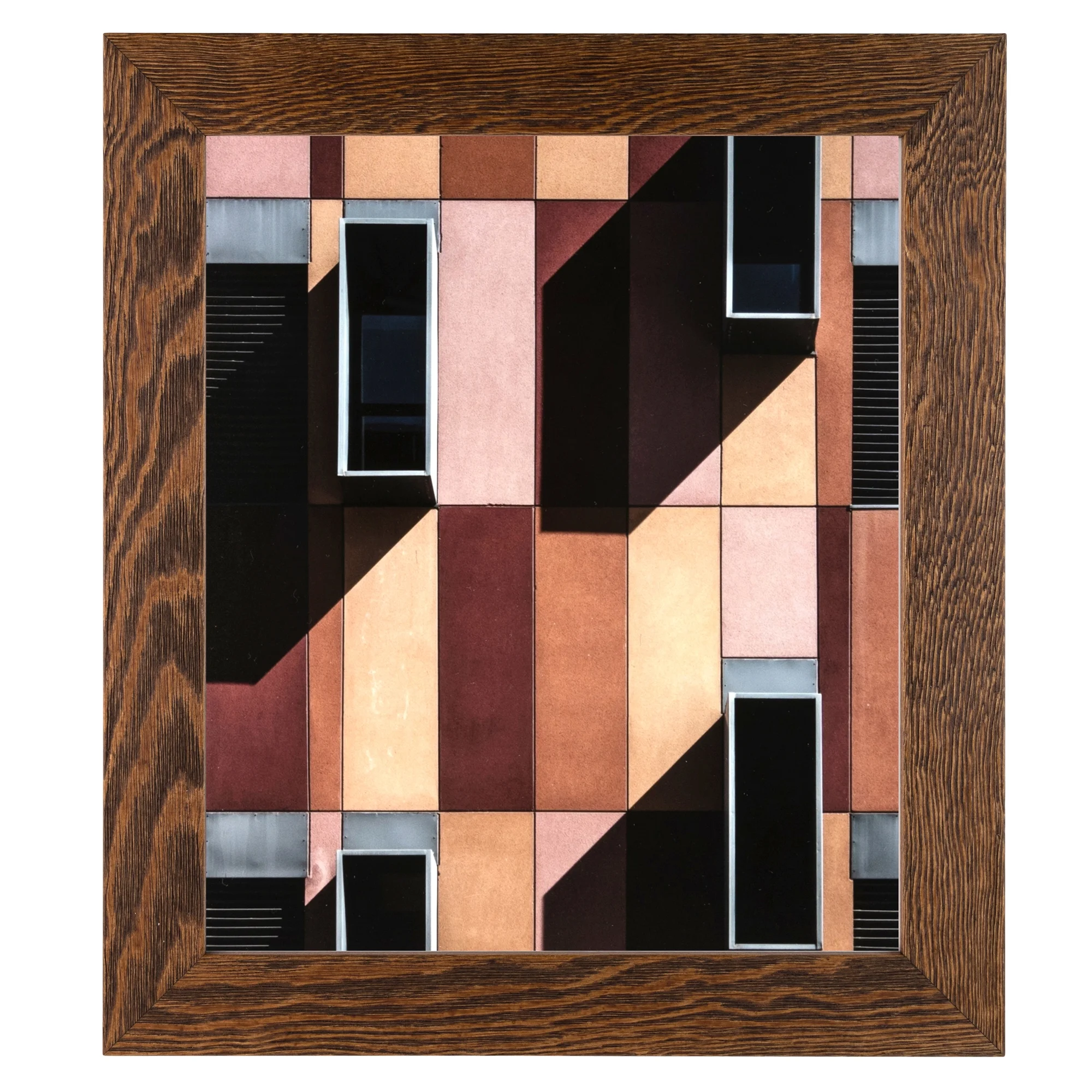 ArtToFrames 16x20 Inch Brown Picture Frame, This Brown Wood Poster Frame is Great for Your Art or Photos, Comes with 060 Plexi Glass (4291)