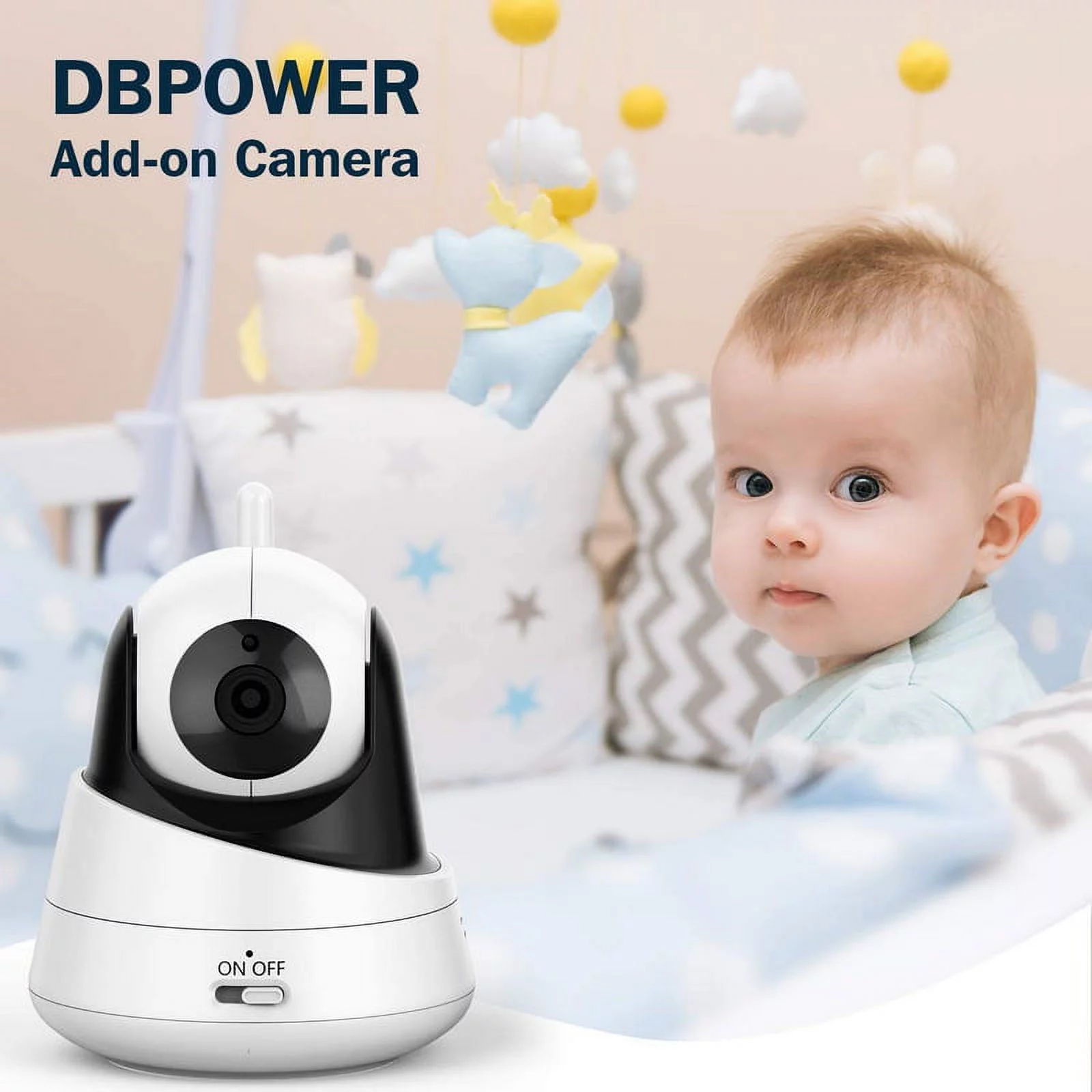 DBPOWER Additional Camera for Video Baby Monitor System (BOM-X1 model Only) BY03