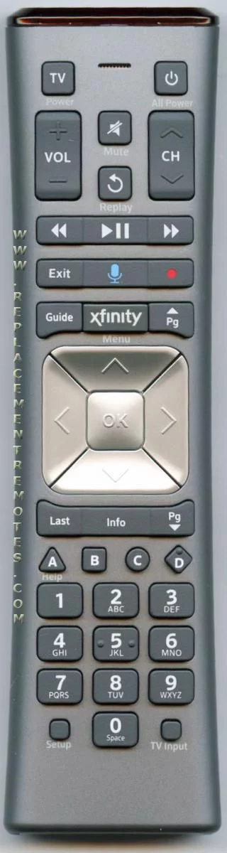 Pre-Owned xfinity X1 XR11 Advanced Voice (p/n: XR11) Cable Box Remote Control